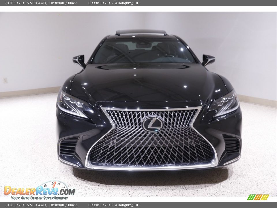 2018 Lexus LS 500 AWD Obsidian / Black Photo #2