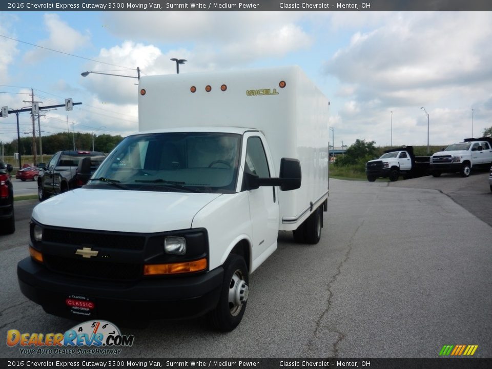 2016 Chevrolet Express Cutaway 3500 Moving Van Summit White / Medium Pewter Photo #1