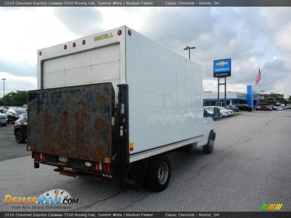 2016 Chevrolet Express Cutaway 3500 Moving Van Summit White / Medium Pewter Photo #5