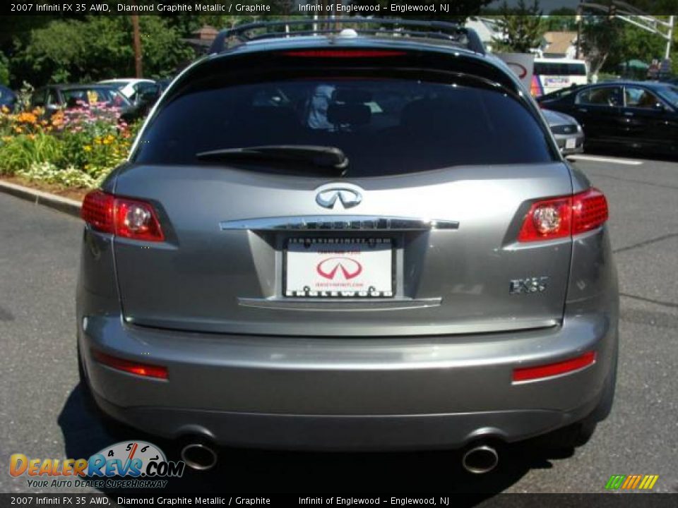 2007 Infiniti FX 35 AWD Diamond Graphite Metallic / Graphite Photo #6