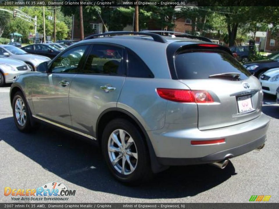 2007 Infiniti FX 35 AWD Diamond Graphite Metallic / Graphite Photo #7