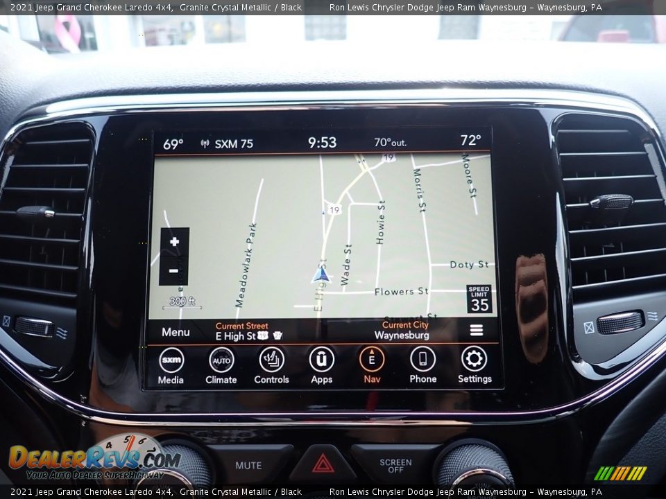 Navigation of 2021 Jeep Grand Cherokee Laredo 4x4 Photo #18