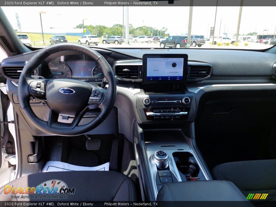 2020 Ford Explorer XLT 4WD Oxford White / Ebony Photo #11