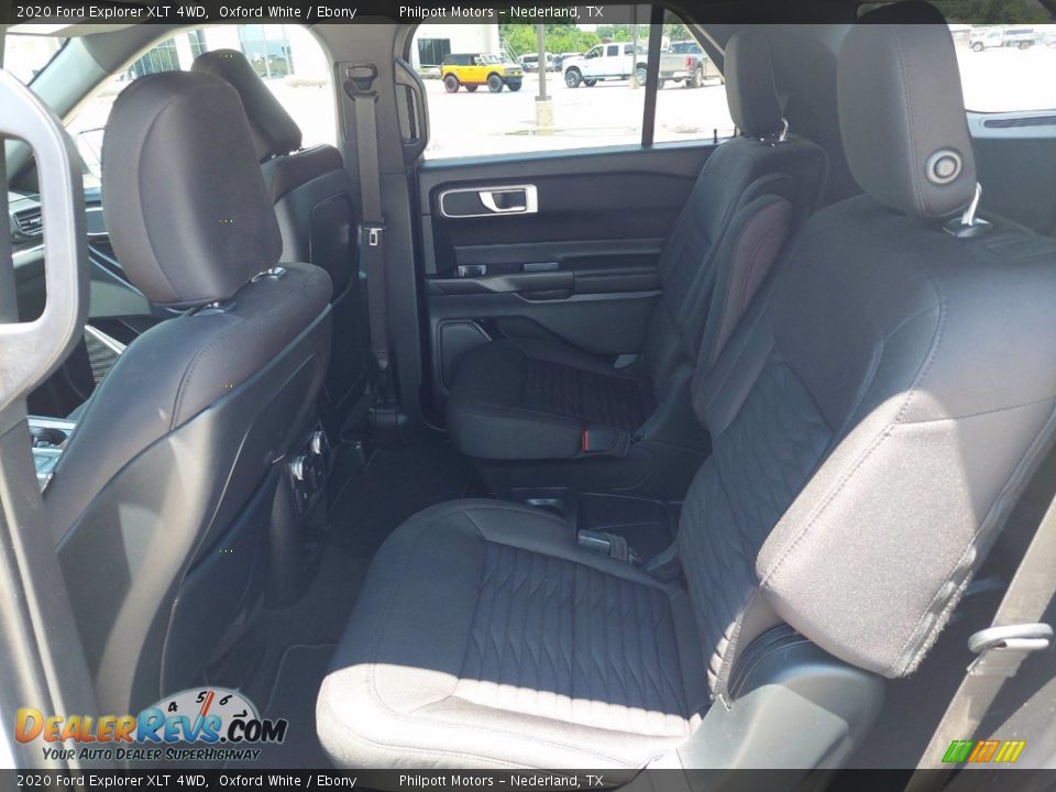 2020 Ford Explorer XLT 4WD Oxford White / Ebony Photo #12