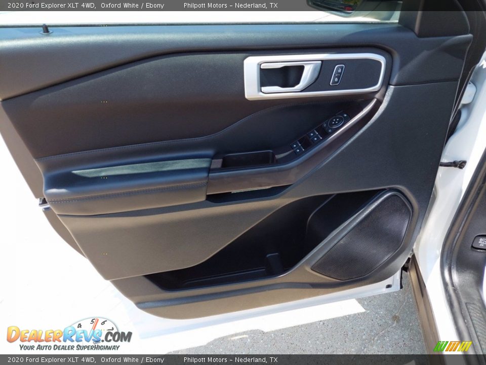 2020 Ford Explorer XLT 4WD Oxford White / Ebony Photo #13