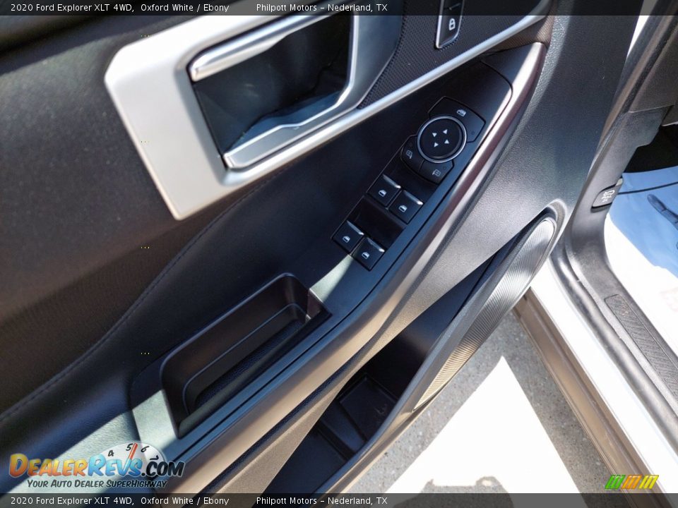2020 Ford Explorer XLT 4WD Oxford White / Ebony Photo #14