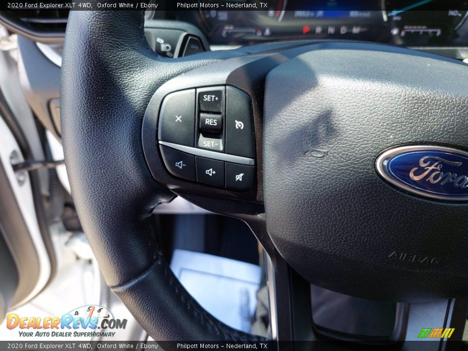 2020 Ford Explorer XLT 4WD Oxford White / Ebony Photo #16