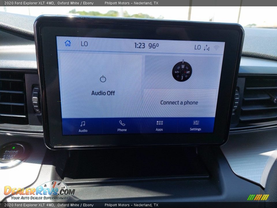 2020 Ford Explorer XLT 4WD Oxford White / Ebony Photo #20