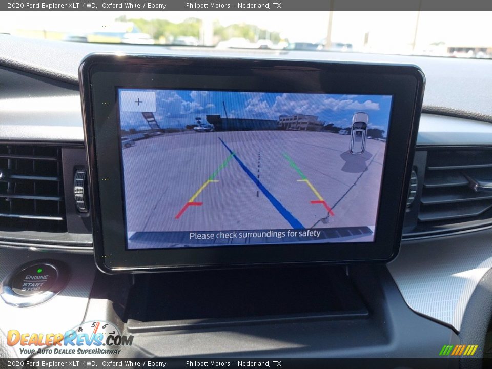 2020 Ford Explorer XLT 4WD Oxford White / Ebony Photo #21