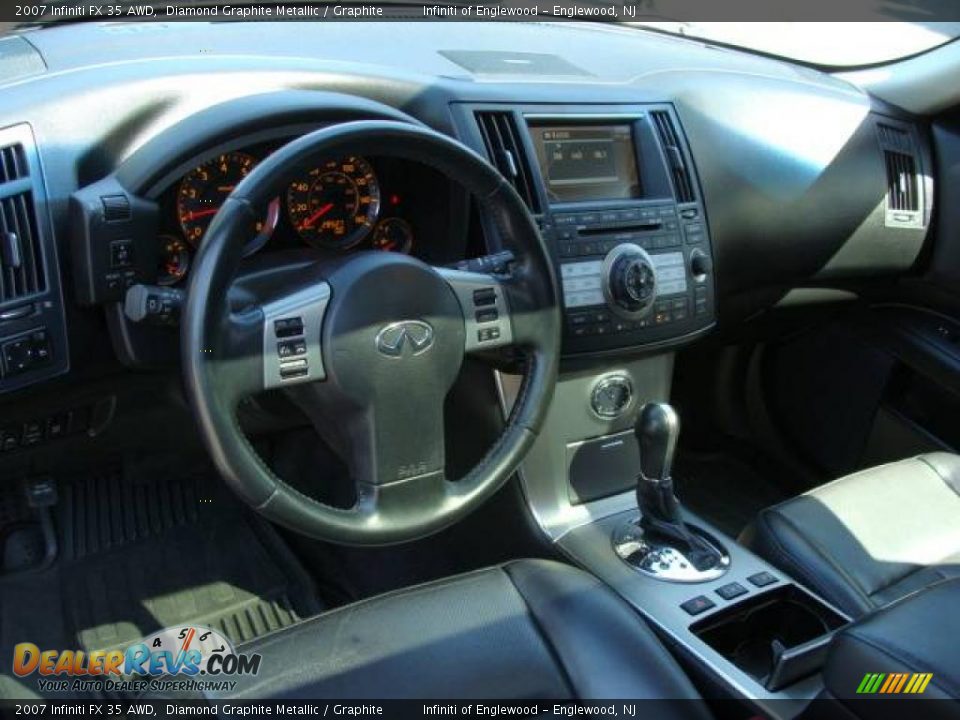 2007 Infiniti FX 35 AWD Diamond Graphite Metallic / Graphite Photo #10