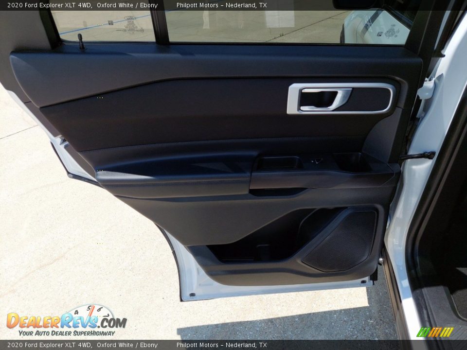 2020 Ford Explorer XLT 4WD Oxford White / Ebony Photo #25