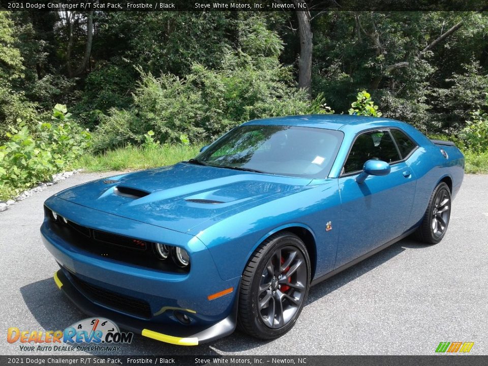 2021 Dodge Challenger R/T Scat Pack Frostbite / Black Photo #2