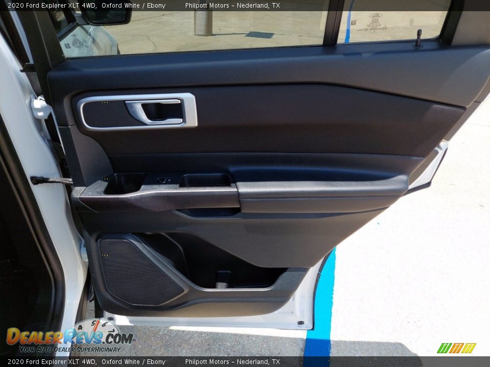 2020 Ford Explorer XLT 4WD Oxford White / Ebony Photo #28
