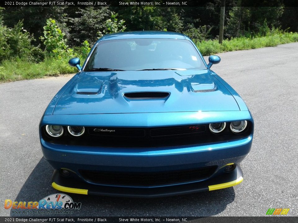 2021 Dodge Challenger R/T Scat Pack Frostbite / Black Photo #3