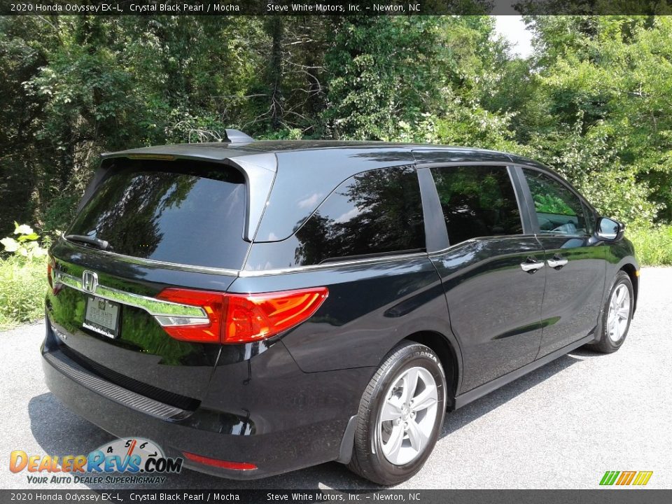 2020 Honda Odyssey EX-L Crystal Black Pearl / Mocha Photo #7