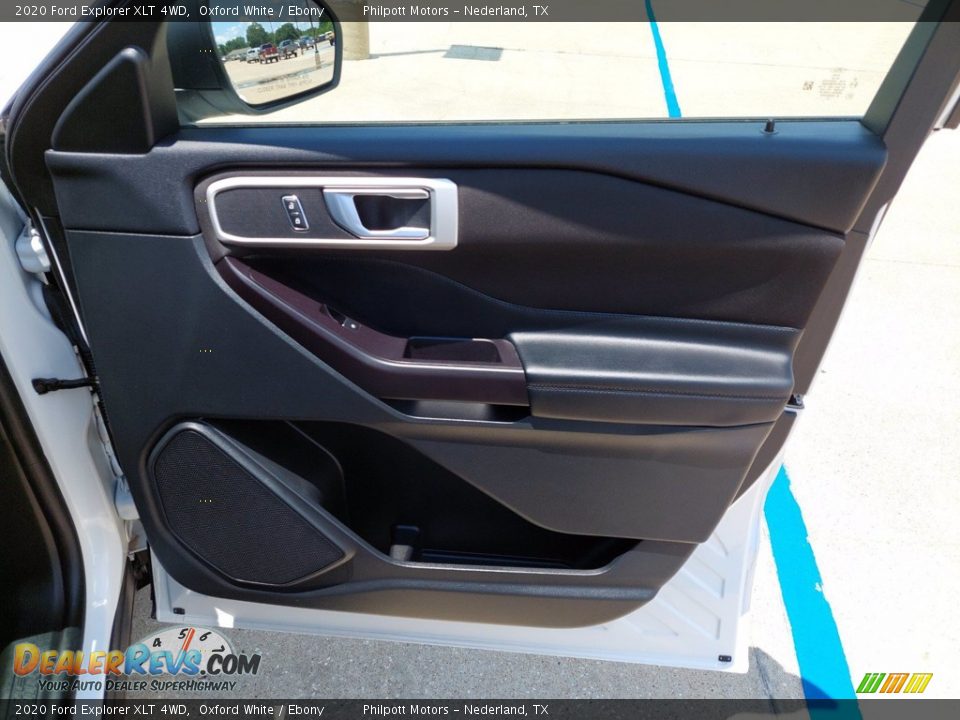 2020 Ford Explorer XLT 4WD Oxford White / Ebony Photo #30