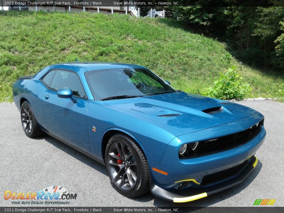 2021 Dodge Challenger R/T Scat Pack Frostbite / Black Photo #4