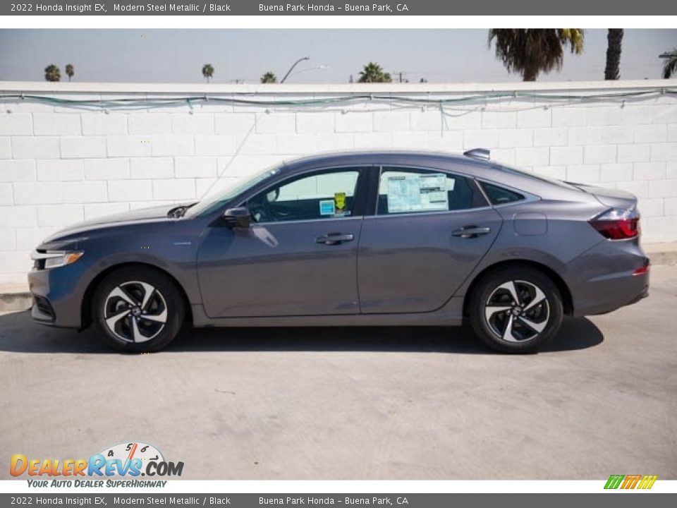 2022 Honda Insight EX Modern Steel Metallic / Black Photo #5