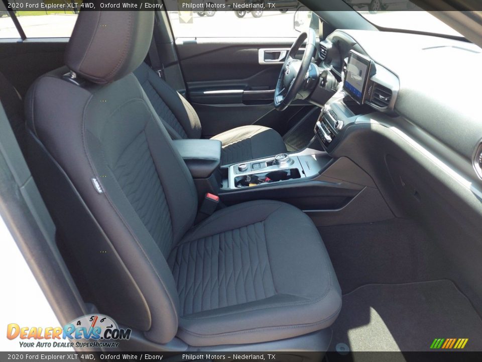 2020 Ford Explorer XLT 4WD Oxford White / Ebony Photo #31