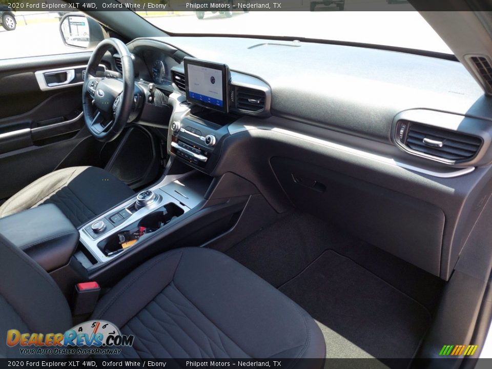 2020 Ford Explorer XLT 4WD Oxford White / Ebony Photo #32