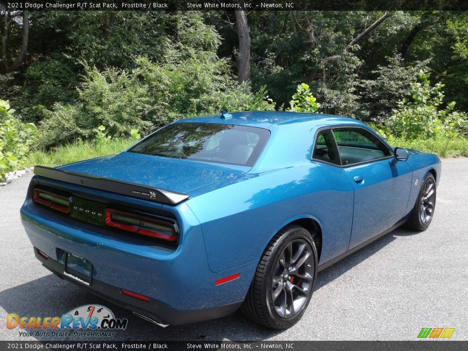 2021 Dodge Challenger R/T Scat Pack Frostbite / Black Photo #6