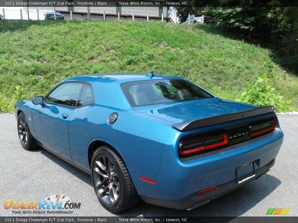 2021 Dodge Challenger R/T Scat Pack Frostbite / Black Photo #8