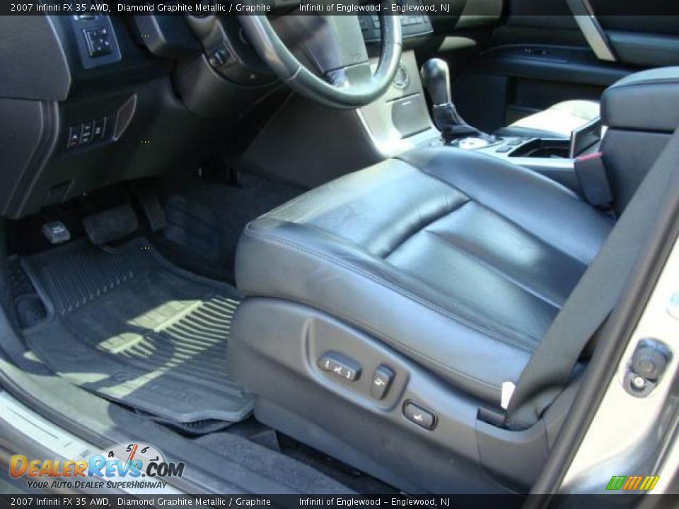 2007 Infiniti FX 35 AWD Diamond Graphite Metallic / Graphite Photo #11