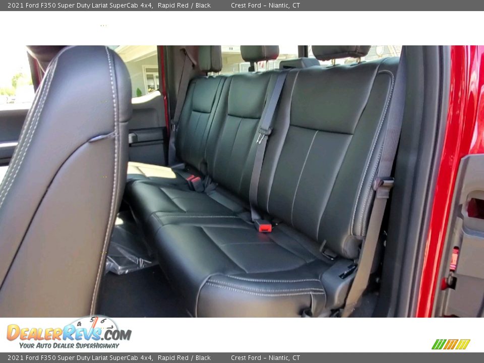 2021 Ford F350 Super Duty Lariat SuperCab 4x4 Rapid Red / Black Photo #16