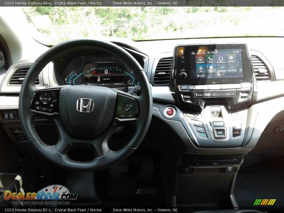 2020 Honda Odyssey EX-L Crystal Black Pearl / Mocha Photo #20