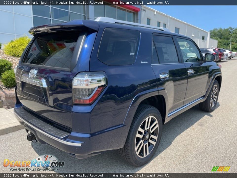 2021 Toyota 4Runner Limited 4x4 Nautical Blue Metallic / Redwood Photo #9