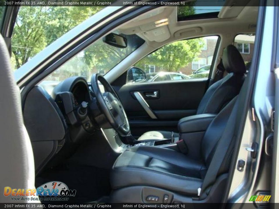 2007 Infiniti FX 35 AWD Diamond Graphite Metallic / Graphite Photo #12