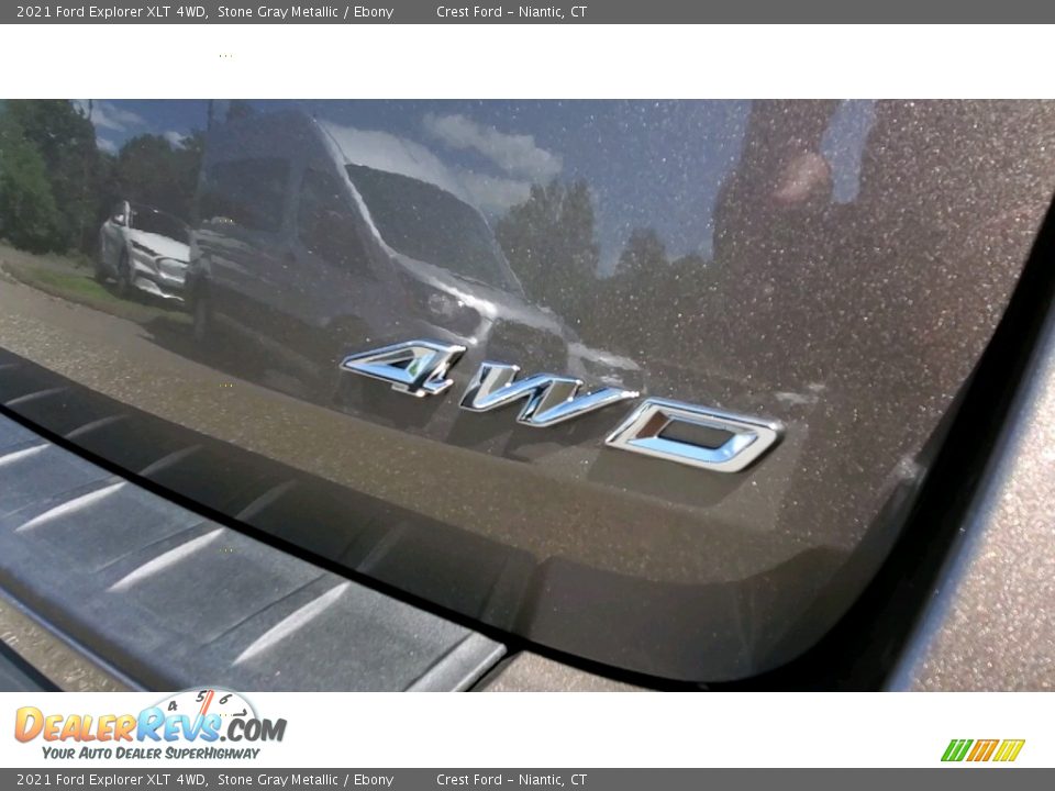2021 Ford Explorer XLT 4WD Stone Gray Metallic / Ebony Photo #9