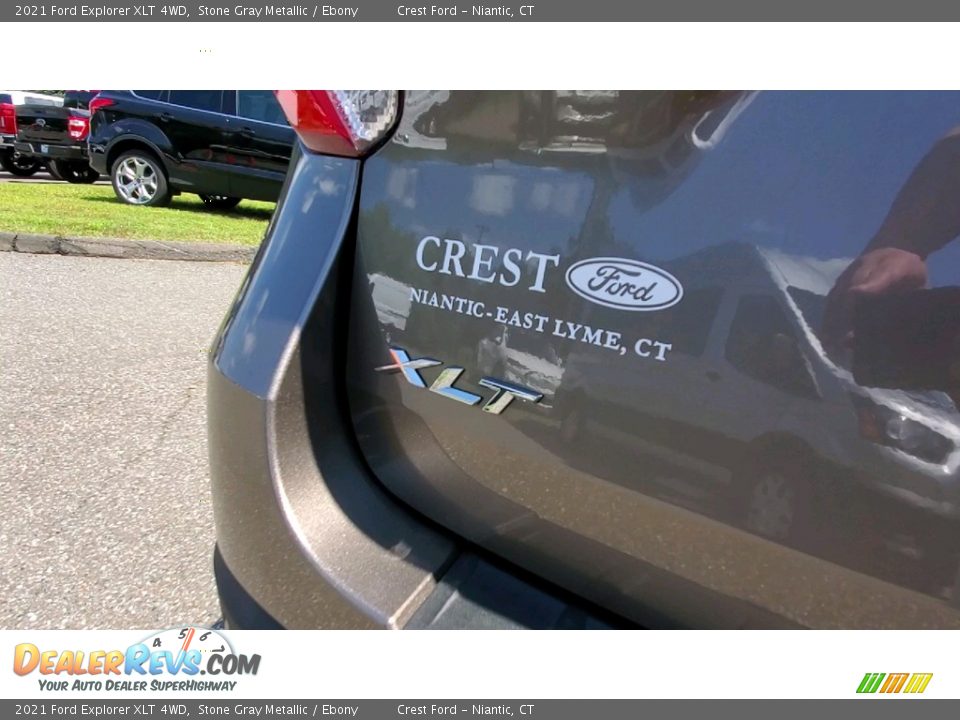 2021 Ford Explorer XLT 4WD Stone Gray Metallic / Ebony Photo #10