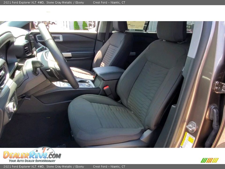 2021 Ford Explorer XLT 4WD Stone Gray Metallic / Ebony Photo #12