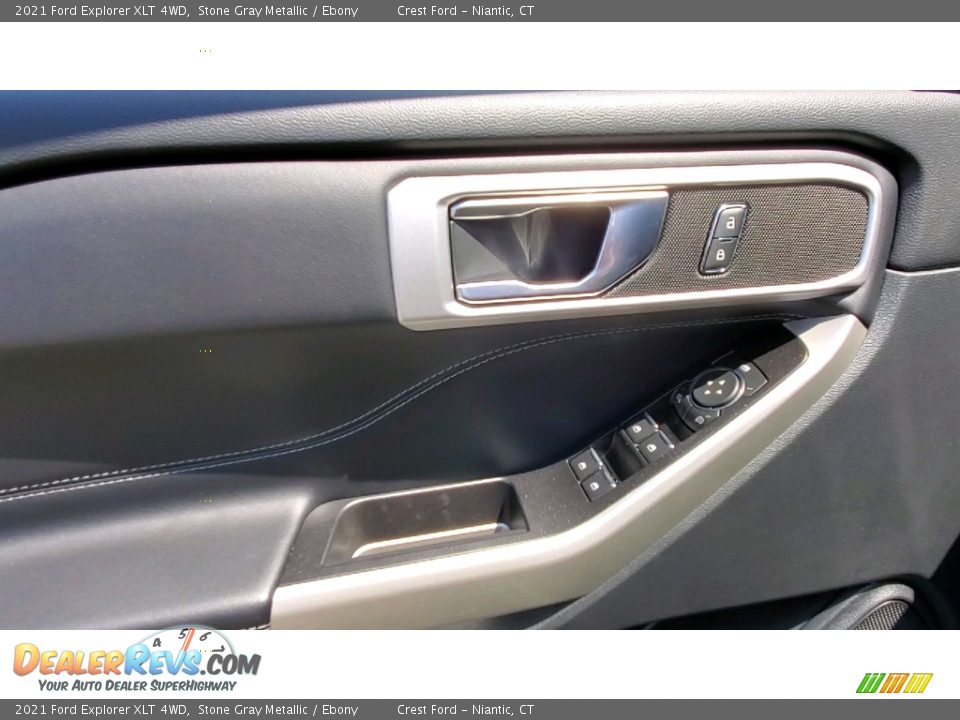 2021 Ford Explorer XLT 4WD Stone Gray Metallic / Ebony Photo #13