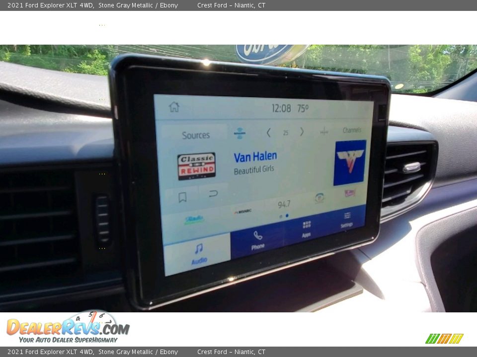 2021 Ford Explorer XLT 4WD Stone Gray Metallic / Ebony Photo #15