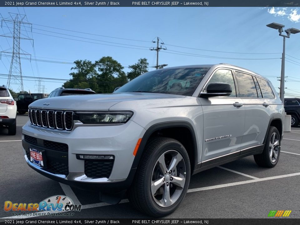 2021 Jeep Grand Cherokee L Limited 4x4 Silver Zynith / Black Photo #1