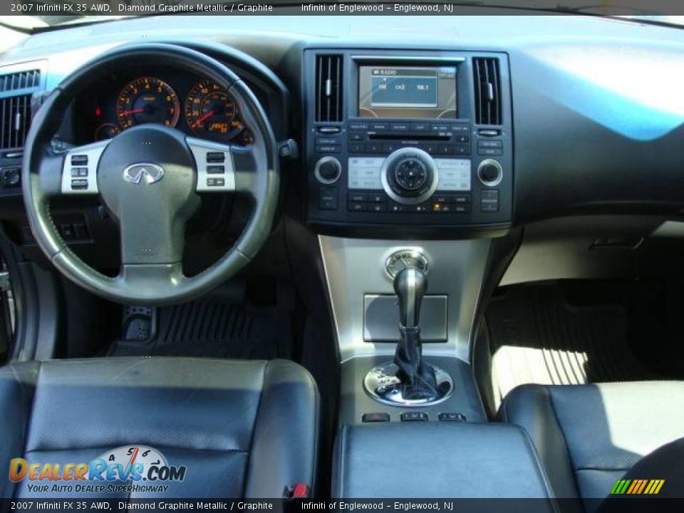 2007 Infiniti FX 35 AWD Diamond Graphite Metallic / Graphite Photo #13