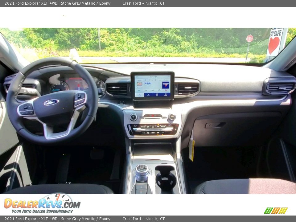 2021 Ford Explorer XLT 4WD Stone Gray Metallic / Ebony Photo #19