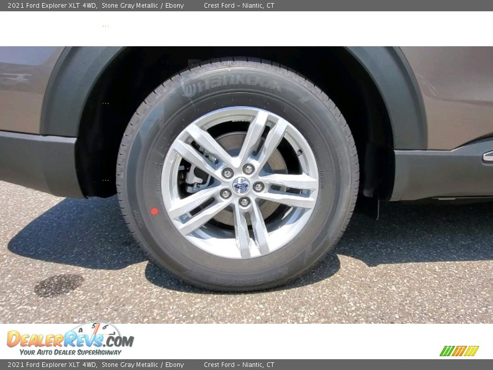 2021 Ford Explorer XLT 4WD Stone Gray Metallic / Ebony Photo #22