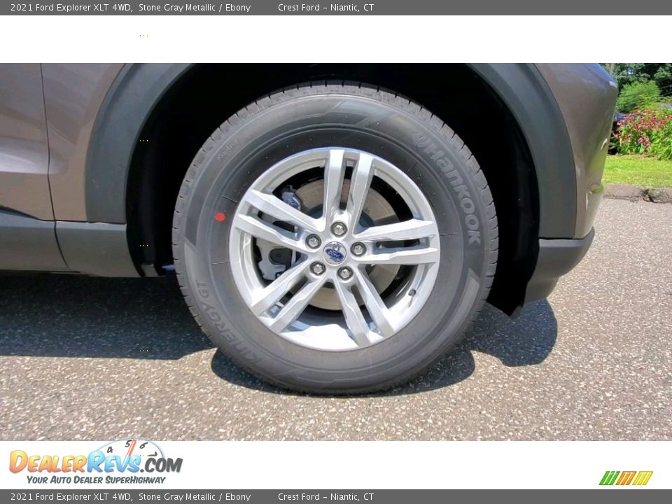 2021 Ford Explorer XLT 4WD Stone Gray Metallic / Ebony Photo #27