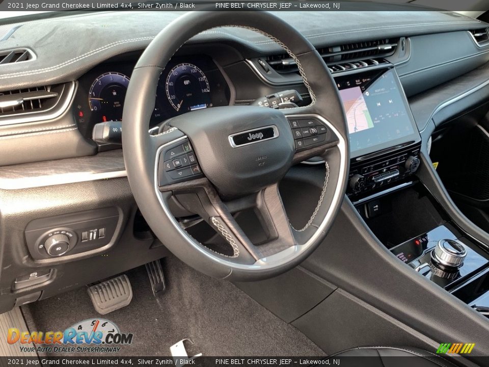2021 Jeep Grand Cherokee L Limited 4x4 Steering Wheel Photo #13