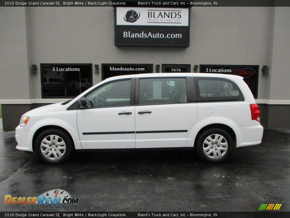 2016 Dodge Grand Caravan SE Bright White / Black/Light Graystone Photo #1