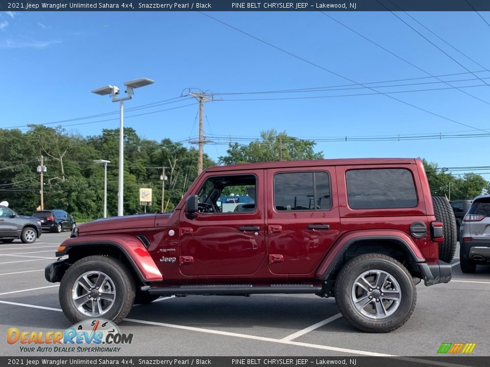 Snazzberry Pearl 2021 Jeep Wrangler Unlimited Sahara 4x4 Photo #4