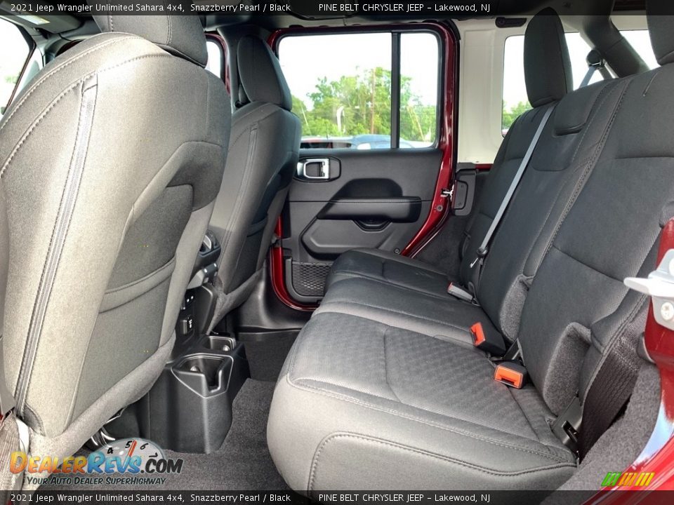 Rear Seat of 2021 Jeep Wrangler Unlimited Sahara 4x4 Photo #9