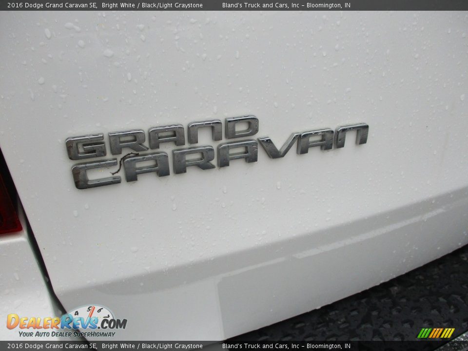 2016 Dodge Grand Caravan SE Bright White / Black/Light Graystone Photo #19