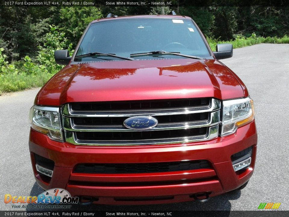 2017 Ford Expedition XLT 4x4 Ruby Red / Ebony Photo #3