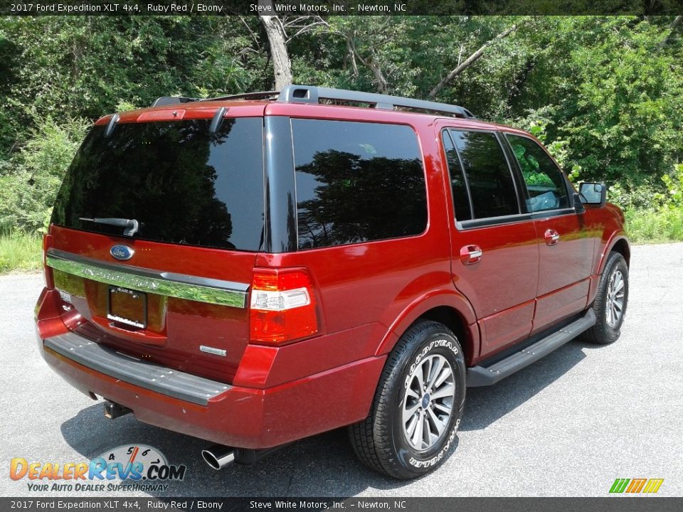 2017 Ford Expedition XLT 4x4 Ruby Red / Ebony Photo #7