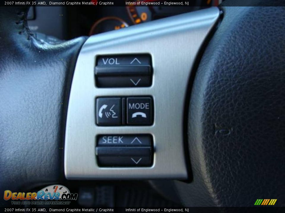2007 Infiniti FX 35 AWD Diamond Graphite Metallic / Graphite Photo #15