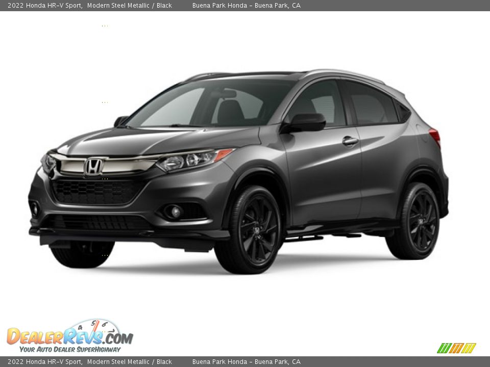 2022 Honda HR-V Sport Modern Steel Metallic / Black Photo #35